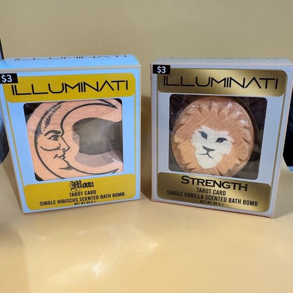 Bath Bombs / Tarot cards/ moon and lion / NIB - Picture 1 of 2